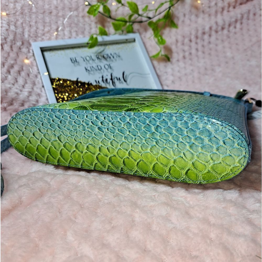 NWT Brahmin Katie Limeade Rivers Leather Bag - Picture 10 of 16